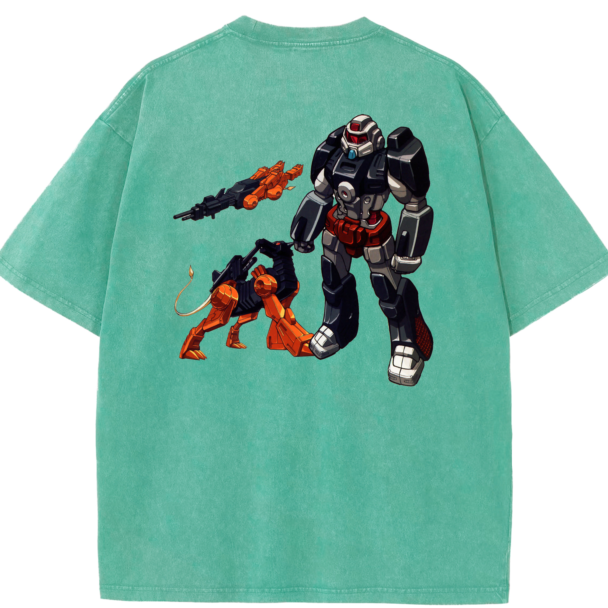 （画像用）  綿100% ヴィンテージ風 半袖Tシャツ（背面プリント）